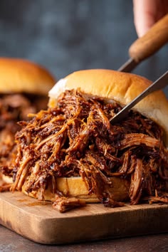 Pulled Pork 2 Pulled pork barbecue a gas